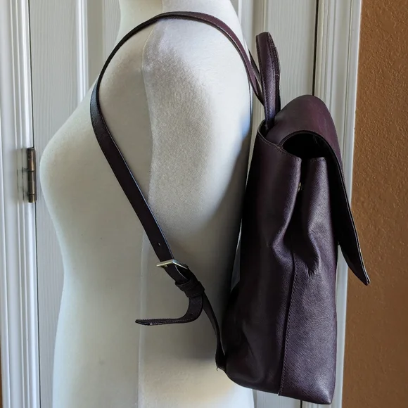 Kate Spade NY Cameron Street Mahogany Neema Leather Backpack display picture 3